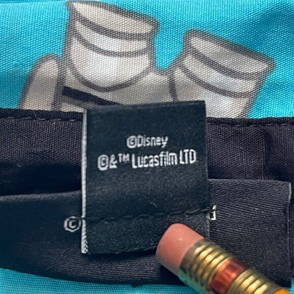 Disney Parks Star Wars Stormtrooper Button-Up Shirt M Blue Short Sleeve NWT - Picture 8 of 11